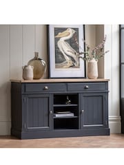 Gallery Home Meteor Navy Leroy 2 Door/2 Drawer Sideboard - Image 6 of 11