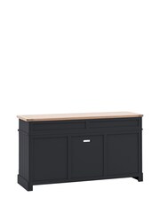 Gallery Home Meteor Navy Leroy 2 Door/2 Drawer Sideboard - Image 8 of 11