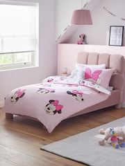 Disney Minnie Mouse Ensemble de housses de couette et de taies d'oreiller en coton 100%. - Image 1 of 9