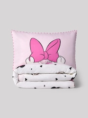 Disney Minnie Mouse Ensemble de housses de couette et de taies d'oreiller en coton 100%. - Image 3 of 9