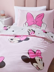 Disney Minnie Mouse Ensemble de housses de couette et de taies d'oreiller en coton 100%. - Image 8 of 9