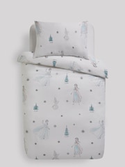 White Disney Frozen 100% Cotton Duvet Cover and Pillowcase Set - Image 4 of 6