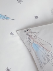 White Disney Frozen 100% Cotton Duvet Cover and Pillowcase Set - Image 5 of 6