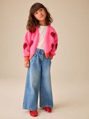 Pink Heart Lofty Cardigan (3-16yrs) - Image 2 of 9
