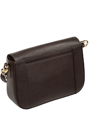 Pure Luxuries London Brown 'Briony' Leather Cross-Body & Clutch Bag - Image 4 of 6