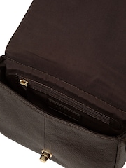 Pure Luxuries London Brown 'Briony' Leather Cross-Body & Clutch Bag - Image 5 of 6