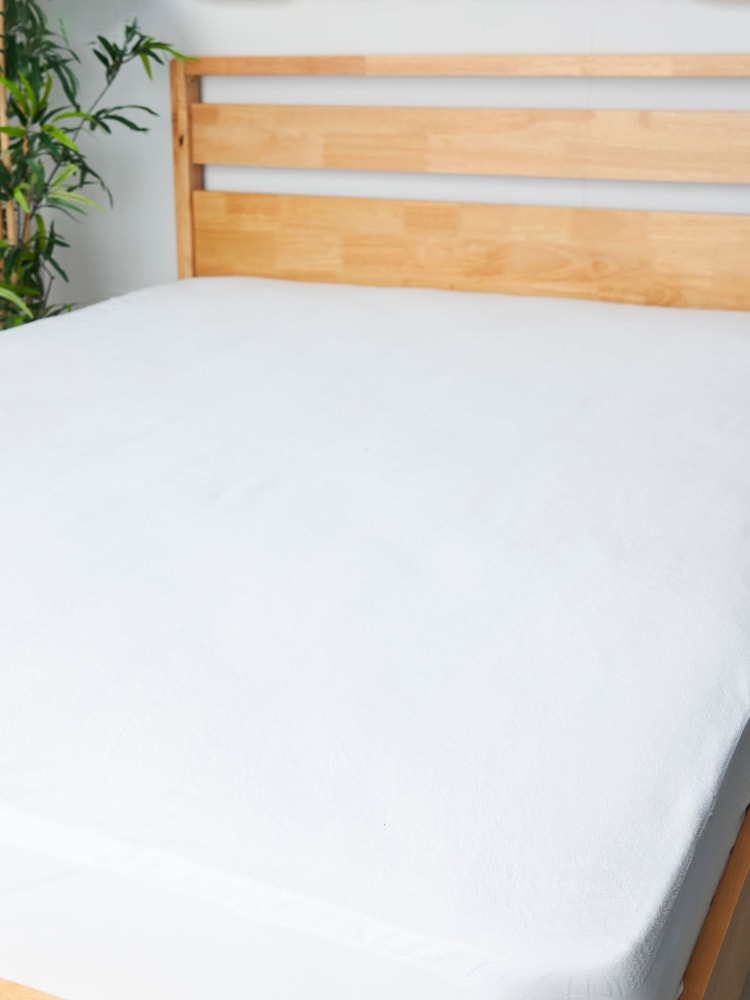 BHS Terry Waterproof Mattress Protector - Image 1 of 2 BHS Terry Waterproof Mattress Protector - Image 1 of 2