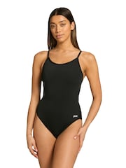 Zoggs Black Sprintback Swimsuit - Image 1 of 5