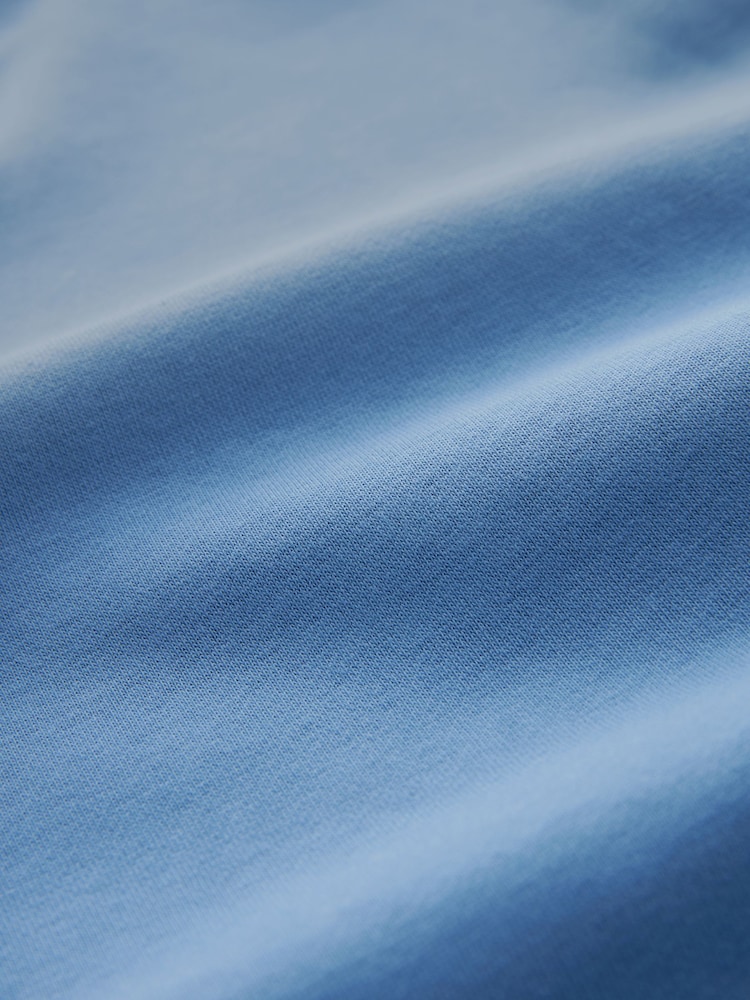 Bright Blue Regular Fit Cotton Rich Jersey Crew Sweatshirt - Image 7 of 7