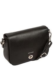 Pure Luxuries London Black 'Briony' Leather Cross-Body & Clutch Bag - Image 5 of 7