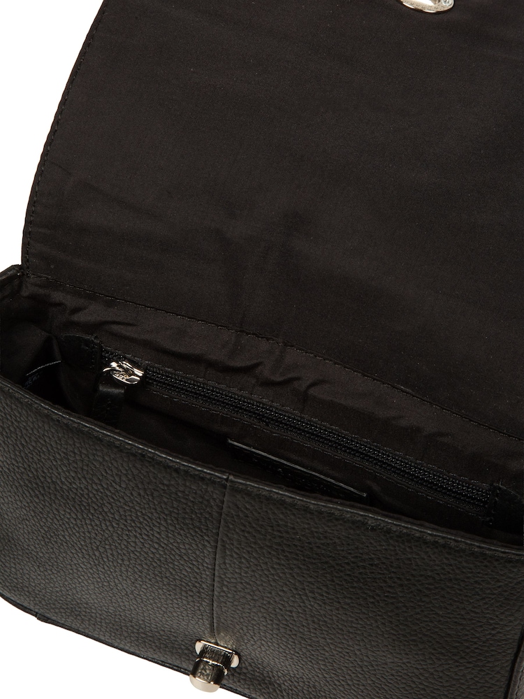 Pure Luxuries London Black 'Briony' Leather Cross-Body & Clutch Bag - Image 7 of 7 Pure Luxuries London Black 'Briony' Leather Cross-Body & Clutch Bag - Image 7 of 7