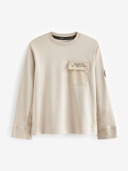 Baker by Ted Baker Long Sleeve Pocket T-Shirt - Image 7 of 9
