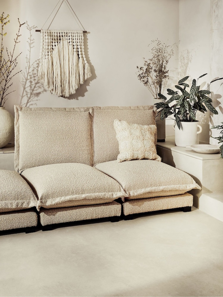 French Connection Ecru Padora Loop Accent Chair - Image 2 of 8