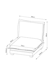 French Connection Ecru Padora Loop Accent Chair - Image 8 of 8