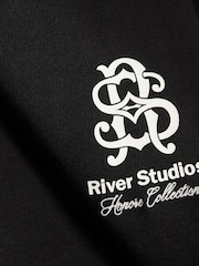 River Island Black RI Logo Oversized T-Shirt - Image 3 of 4
