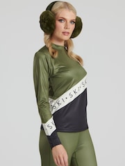 South Beach Green Long Sleeve Base Layer Ski Top - Image 3 of 3
