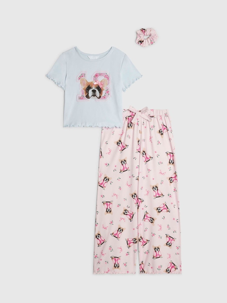 Pijama River Island Ditsy Puppy - Imagem 1 de 5