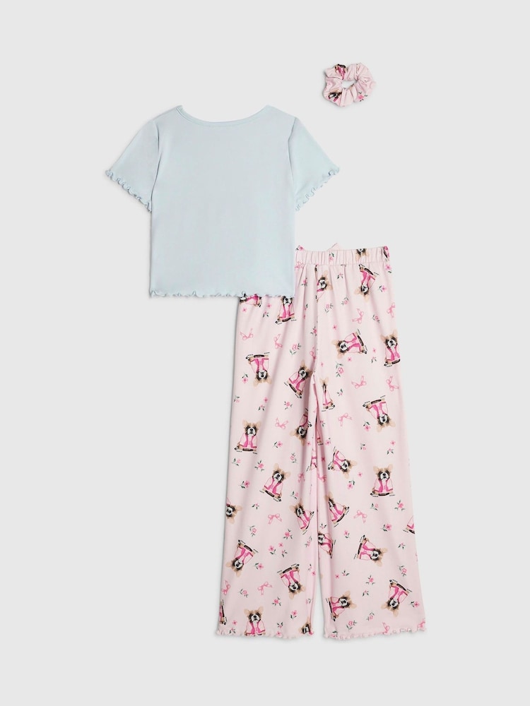 Pijama River Island Ditsy Puppy - Imagem 2 de 5