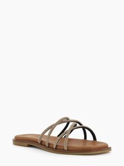 Dune London Pink Lilybet Strappy Embellished Sandals - Image 3 of 6