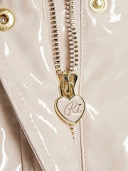 River Island Cream Leopard Raincoat - Image 3 of 4
