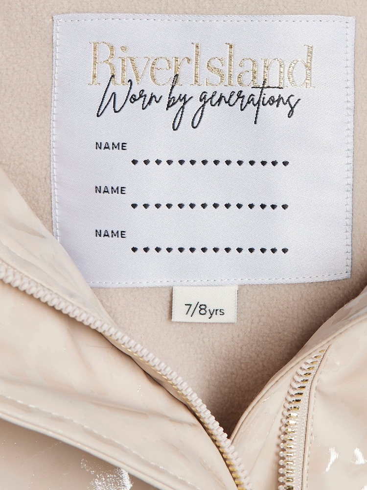 River Island Cream Leopard Raincoat - Image 4 of 4