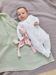 JoJo Maman Bébé Pink Dino Breton Duck Comforter - Image 4 of 4
