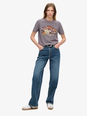 Superdry Rock Dark Grey 100% Cotton Tokyo VL Graphic Relaxed T-Shirt - Image 2 of 5
