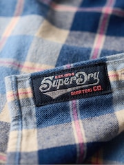 Классический синий чек - Superdry 100% Хлопок Lumberjack Check Flannel рубашки - Image 5 of 7