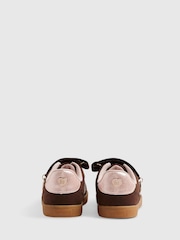 River Island Brown/Pink Velcro Trainers - Image 4 of 5
