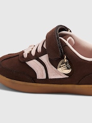 River Island Brown/Pink Velcro Trainers - Image 5 of 5