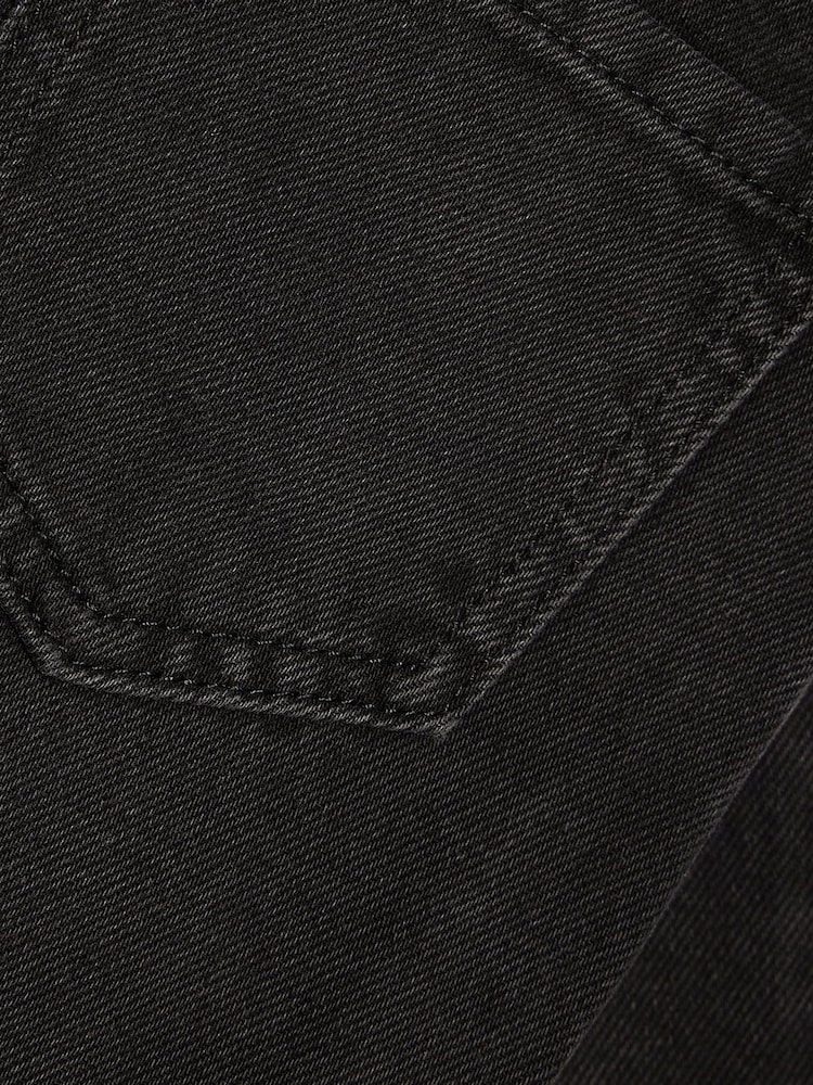 River Island Black Angel Graffiti Straight Leg Jeans - Image 4 of 4