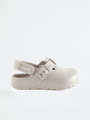 Neutral Buckle Clogs - Image 1 of 7
