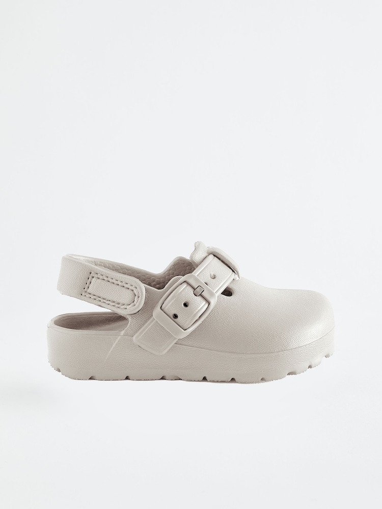 Neutral Buckle Clogs - Image 1 of 7