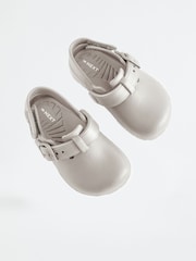 Neutral Buckle Clogs - Image 3 of 7