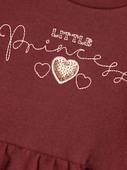 River Island Red Little Princess Frill Top & Leggings Set - Image 5 of 5