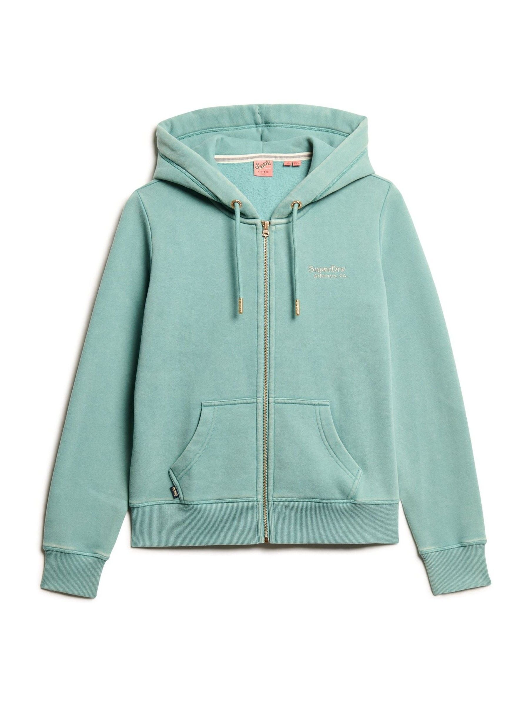 Buy Superdry Oil Blue Essential Logo Zip Hoodie from the Next UK online shop