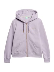Superdry Brassica Lilac Essential Logo Zip Hoodie - Image 4 of 6