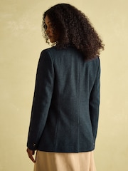 Joules Bramble Navy Blue Tweed Blazer - Image 2 of 9