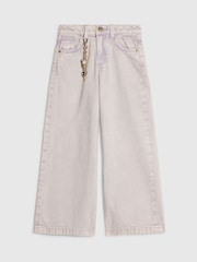 Fioletowy - River Island Wide Leg Jeans - Obraz 1 z 4