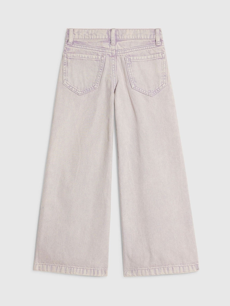 Fioletowy - River Island Wide Leg Jeans - Obraz 2 z 4 Fioletowy - River Island Wide Leg Jeans - Obraz 2 z 4