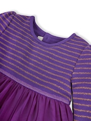 JoJo Maman Bébé Purple Unicorn Party Dress - Image 3 of 4