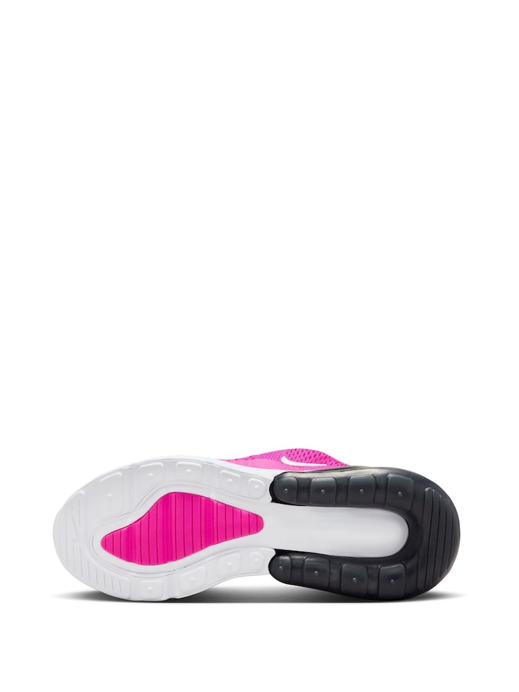 Nike Pink Youth Air Max 270 Trainers - Image 9 of 11