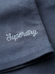 Superdry Mariner Navy Essential Button Down Short Sleeve Top - Image 3 of 4