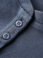 Superdry Mariner Navy Essential Button Down Short Sleeve Top - Image 4 of 4