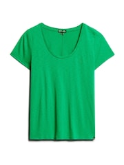 Superdry Drop Kick Green Studios Scoop Neck Slim Fit T-Shirt - Image 3 of 4