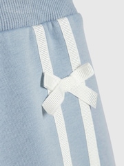 River Island Blue Bow Top & Wide Leg Joggers Set - Image 5 of 5