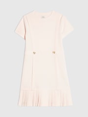 River Island Pink Pleated Hem Dress - Image 1 of 4