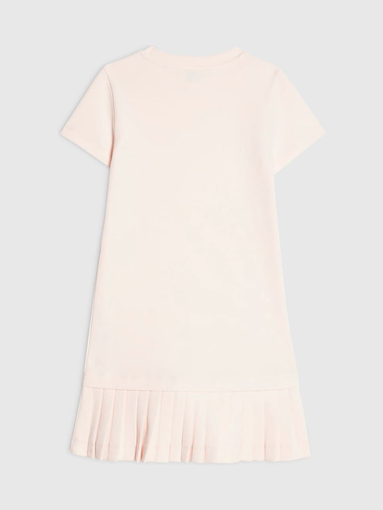 River Island Pink Pleated Hem Dress - Image 2 of 4