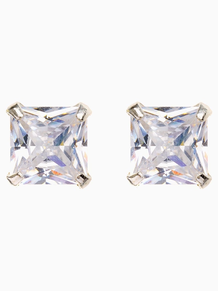 Sterling Silver Cubic Zirconia Stud Earrings - Image 1 of 1