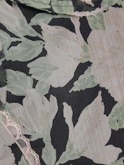 River Island Black Floral Chiffon Dress - Image 4 of 4
